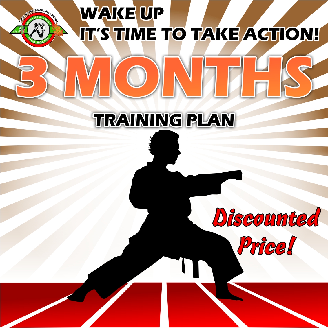 Discounted 3-Months Contract Martial Arts Training Plan